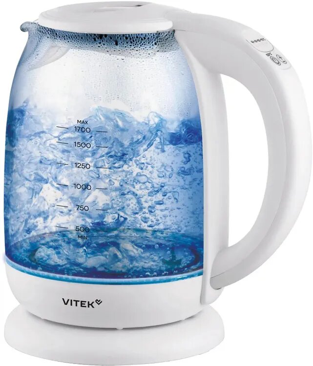 Чайник электрический Vitek VT-WK1045, 1.7л, стекло