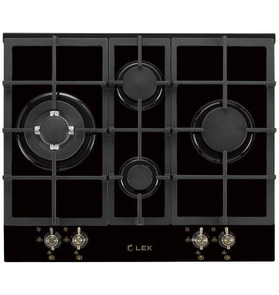 Варочная панель газовая LEX GVG 643C BL черная