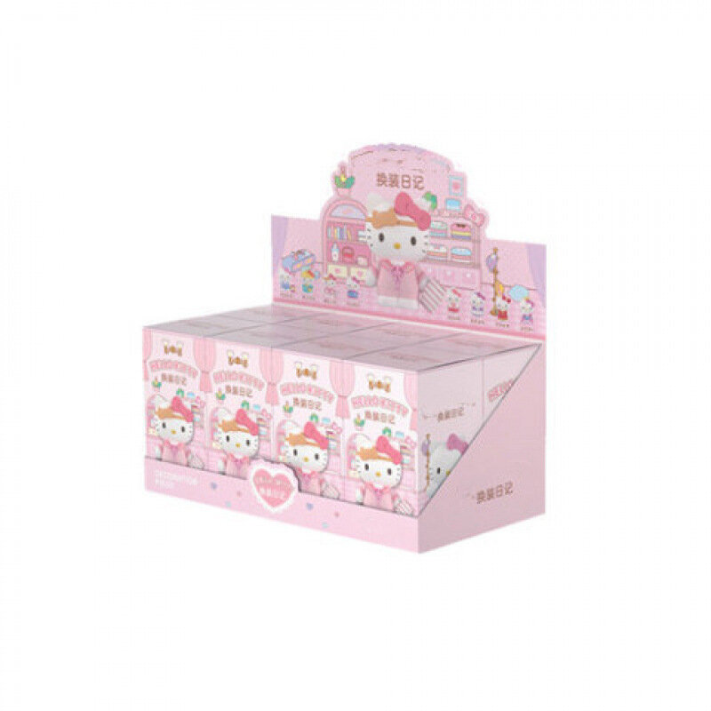 Полный набор Hello Kitty Dress-Up Diary, Восемь уникальных нераспечатанных фигурок в слепом боксе