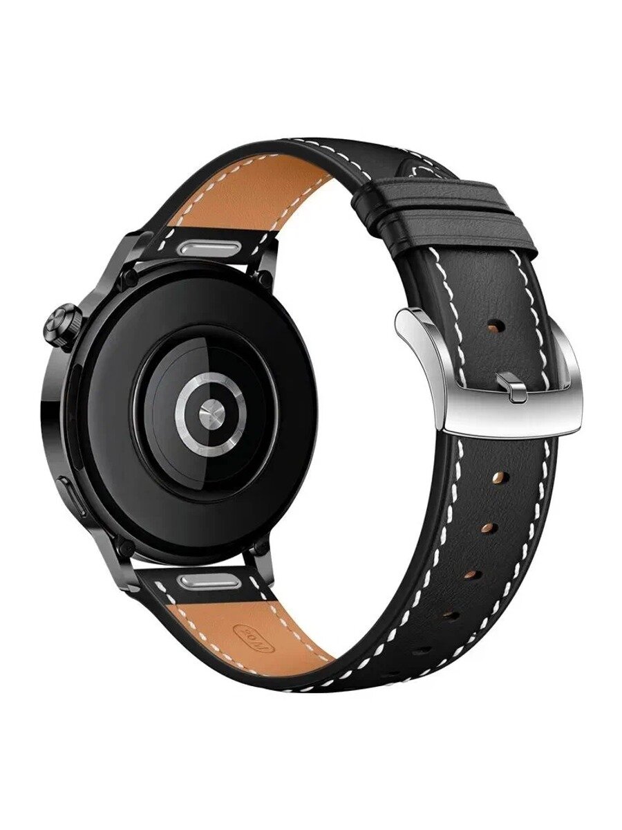 Подходит для ремешка HUAWEI WATCH GT5, оригинальный кожаный ремешок с той же кнопкой