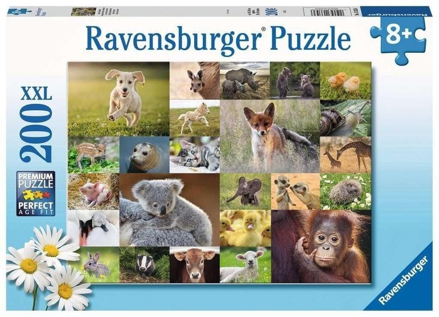 Пазл Ravensburger Зверята, 200 элементов
