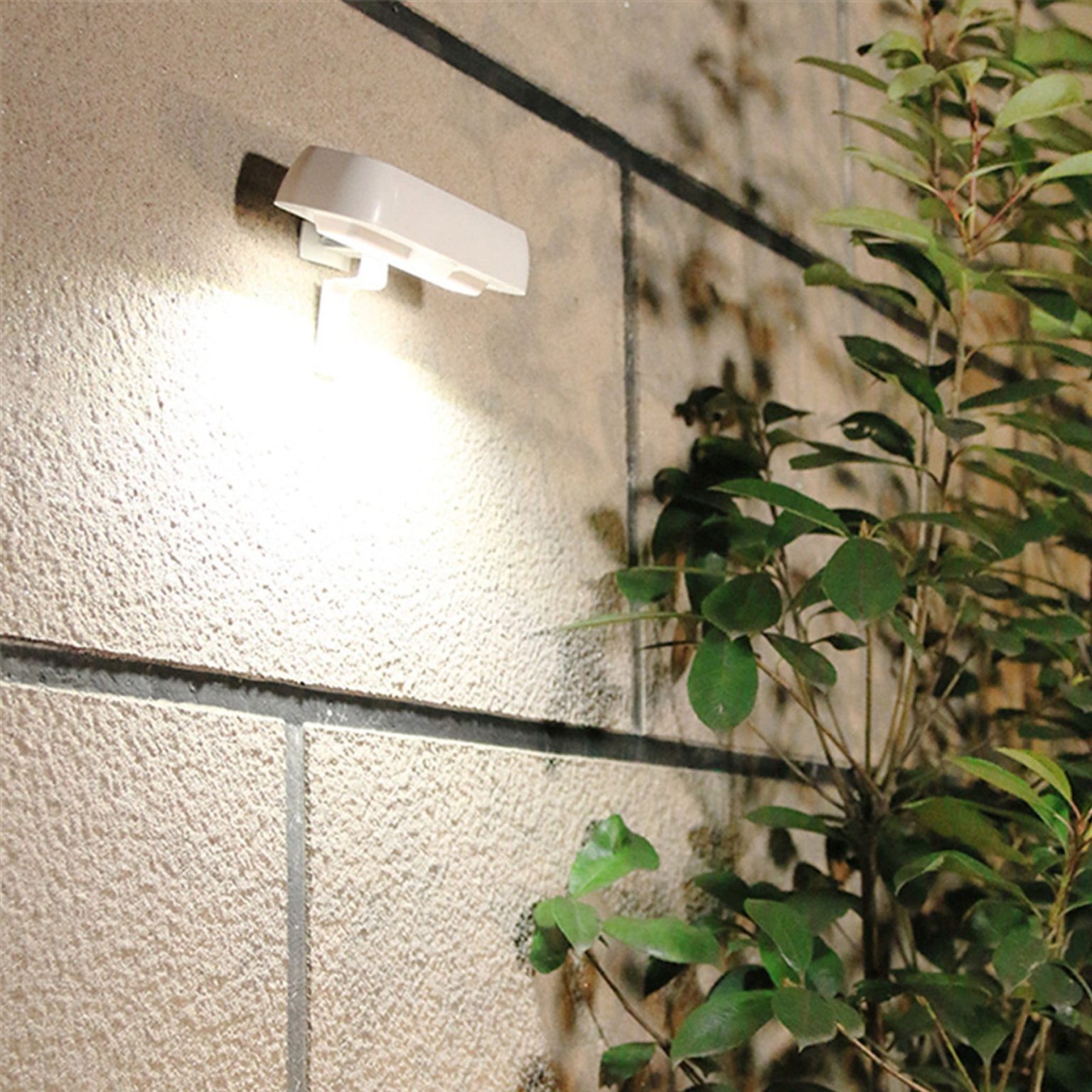 Настенный уличный светильник Solar Sense Light, садовая лампа Sunpower, белый, 18 7 см.