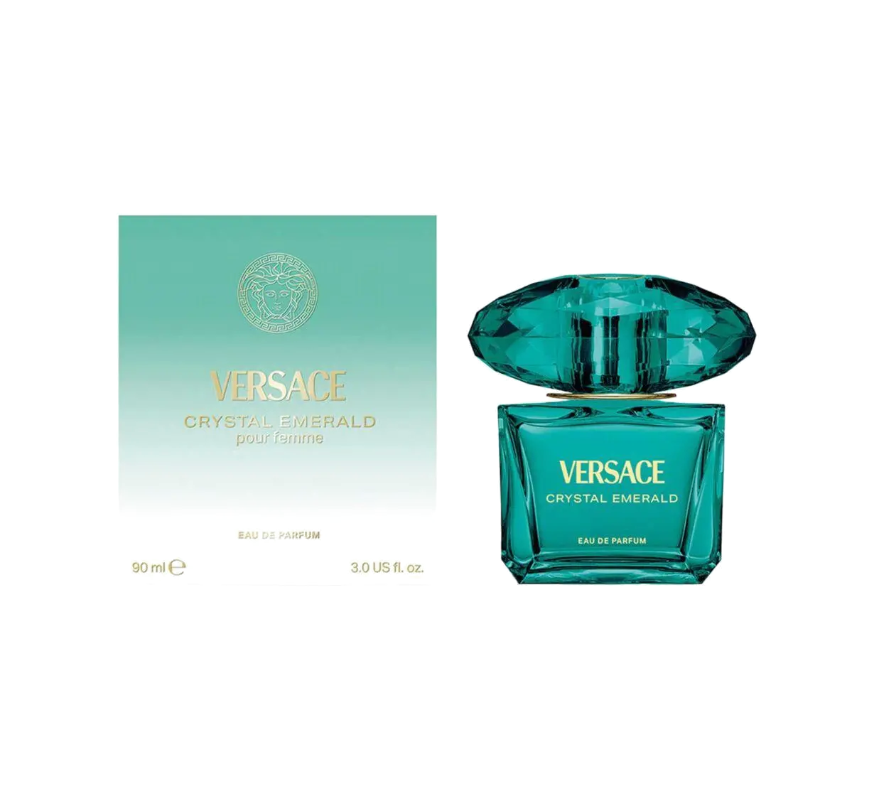 Versace Crystal Emerald аромат 90 мл для женщин - Версаче Кристалл Эмеральд зеленые тона