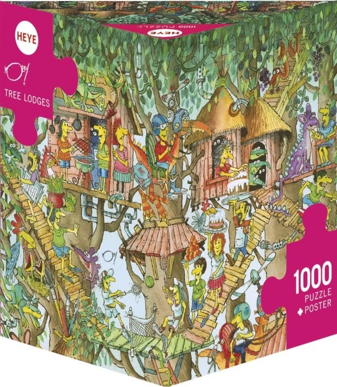 Пазл Heye Домики на дереве, 1000 элементов