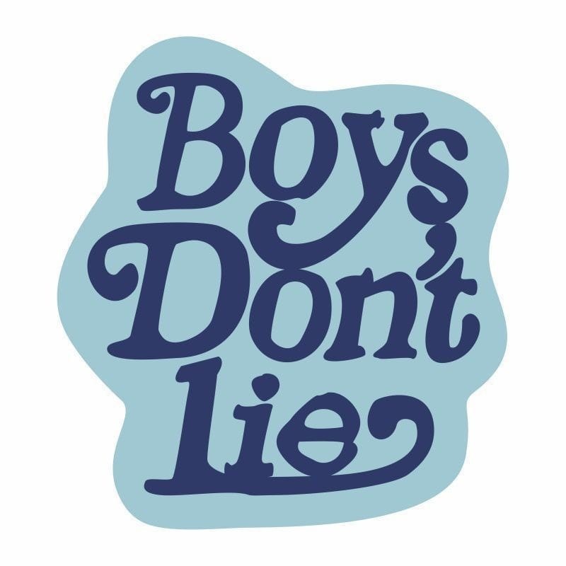Коврик-пазл Hedo Boy's dont lie, синий, 80х80 см