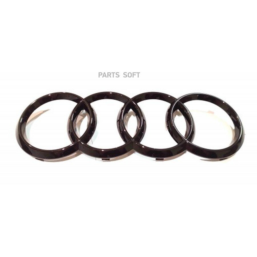 Эмблема AUDI, Ч рный блестящий от официального дистрибьютора, VAG, артикул 4H0853605CT94