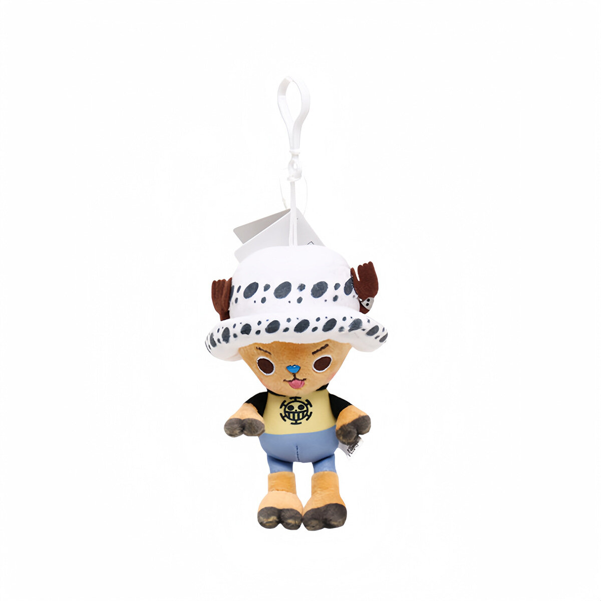 12cm One Piece Луффи Чаппер плюшевый брелок кукла аниме фигурка для детей - Белая шляпа Чаппер