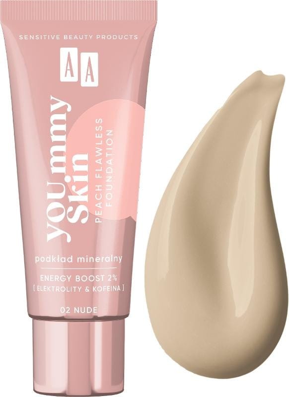 Тональный крем AA You.mmy Skin, минеральная основа, № 02, nude, 30 мл