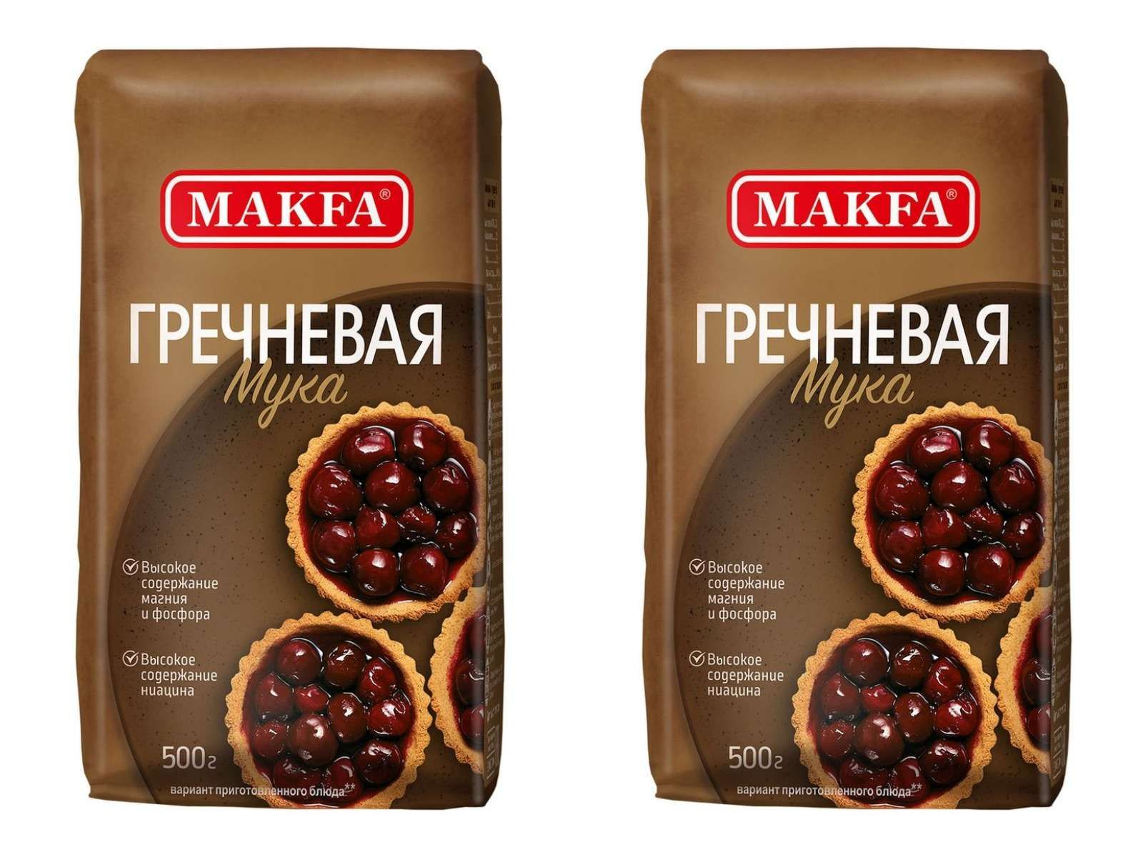 Makfa Мука гречневая, 500 г, 2 уп.