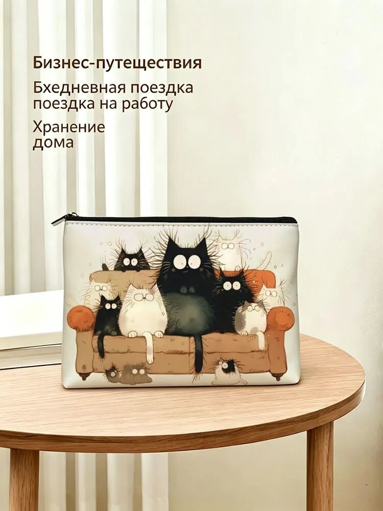 Косметичка ширина: 22 см., высота: 15 см. — фото 1