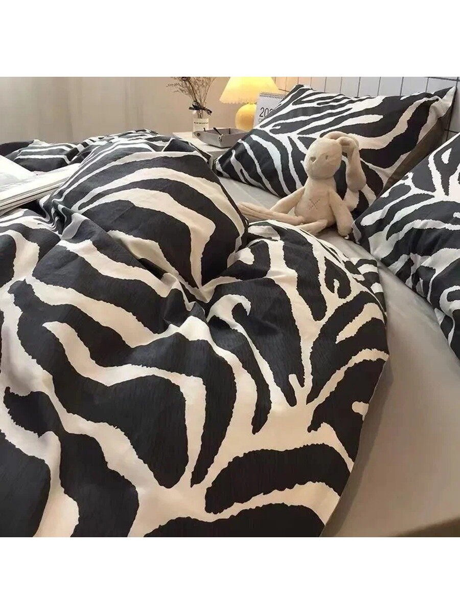 Комплект постельного белья, Хлопок, Двуспальный, наволочки 200x230