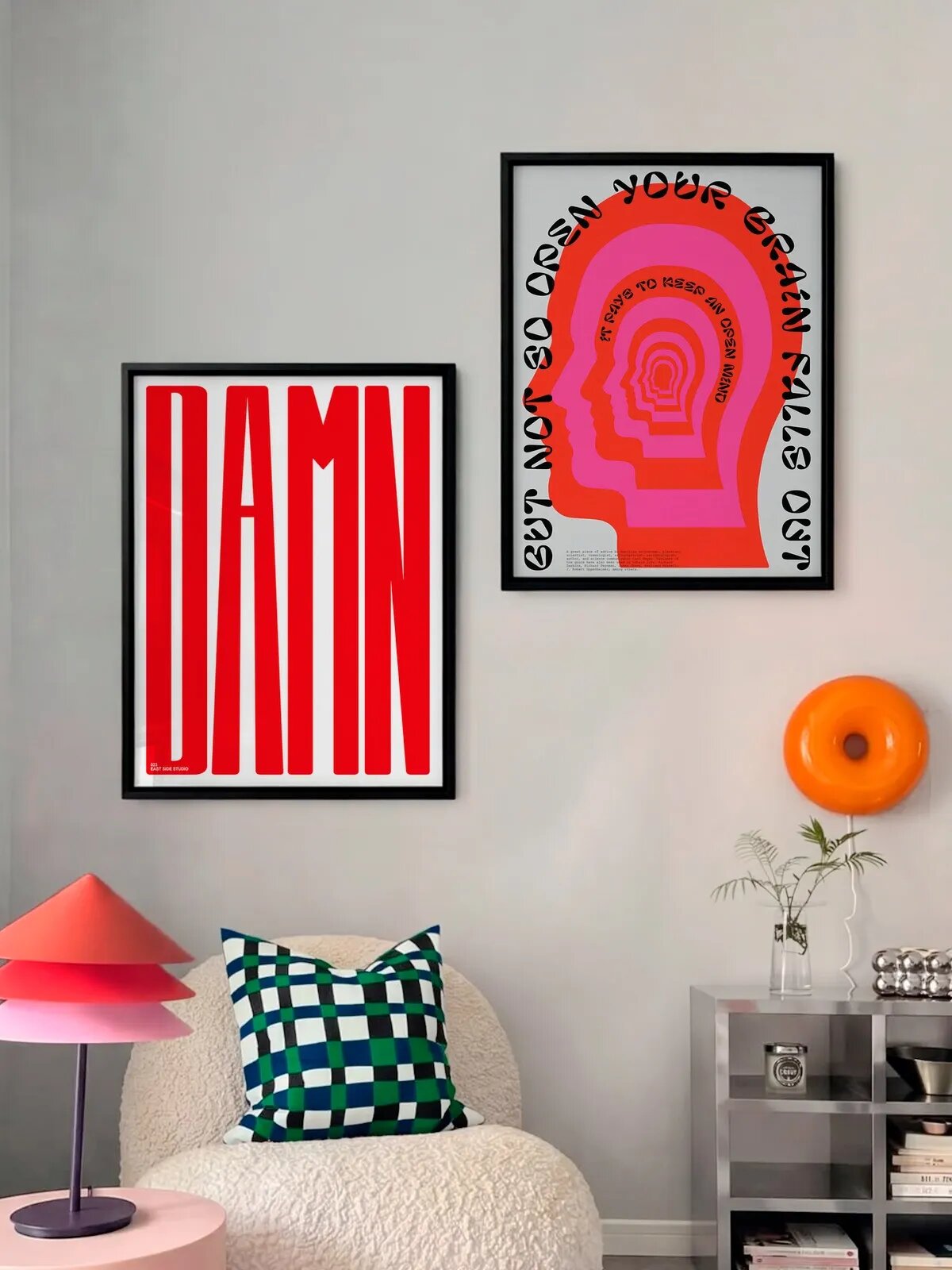 Набор постеров "DAMN x Open Mind", 30x40 см, 2 штуки
