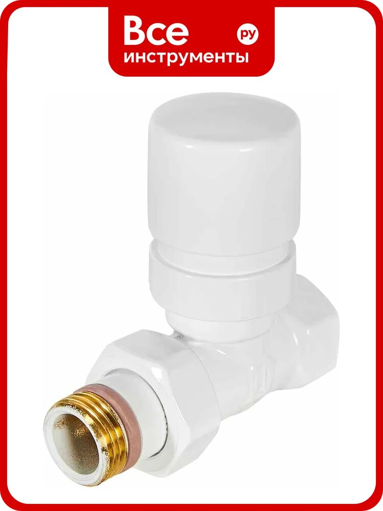 Клапан термостатический STOUT Design белый, прямой, 1/2 SVTD-0001-000015W RG00943679BJPI
