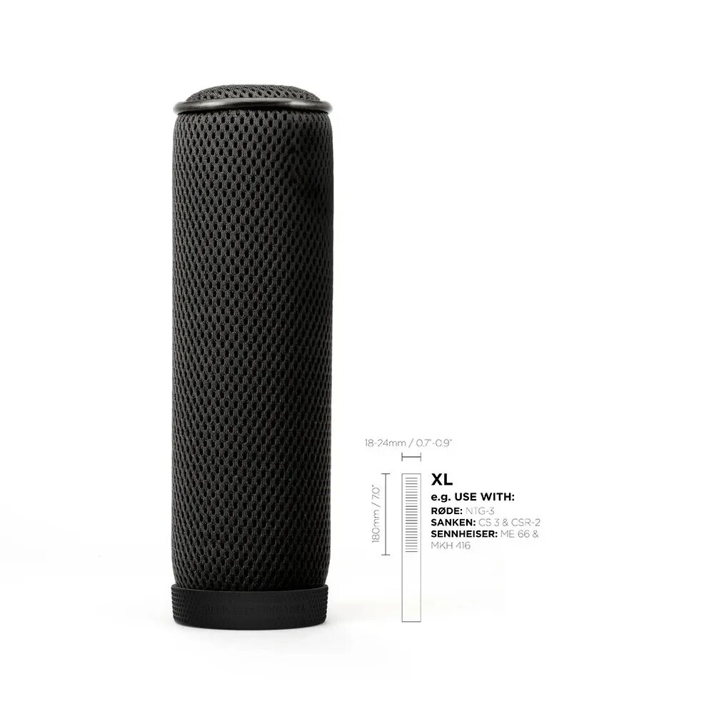 BBI Spacer Bubble Wind Shield Black XL