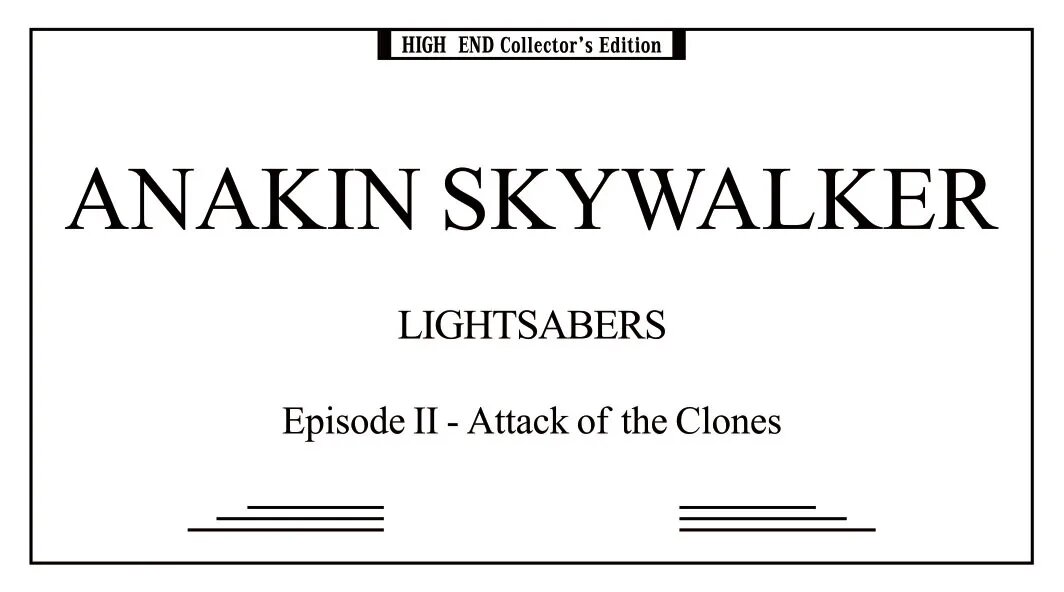 Акина Скайвокер, световые мечи, Episode II, AS2