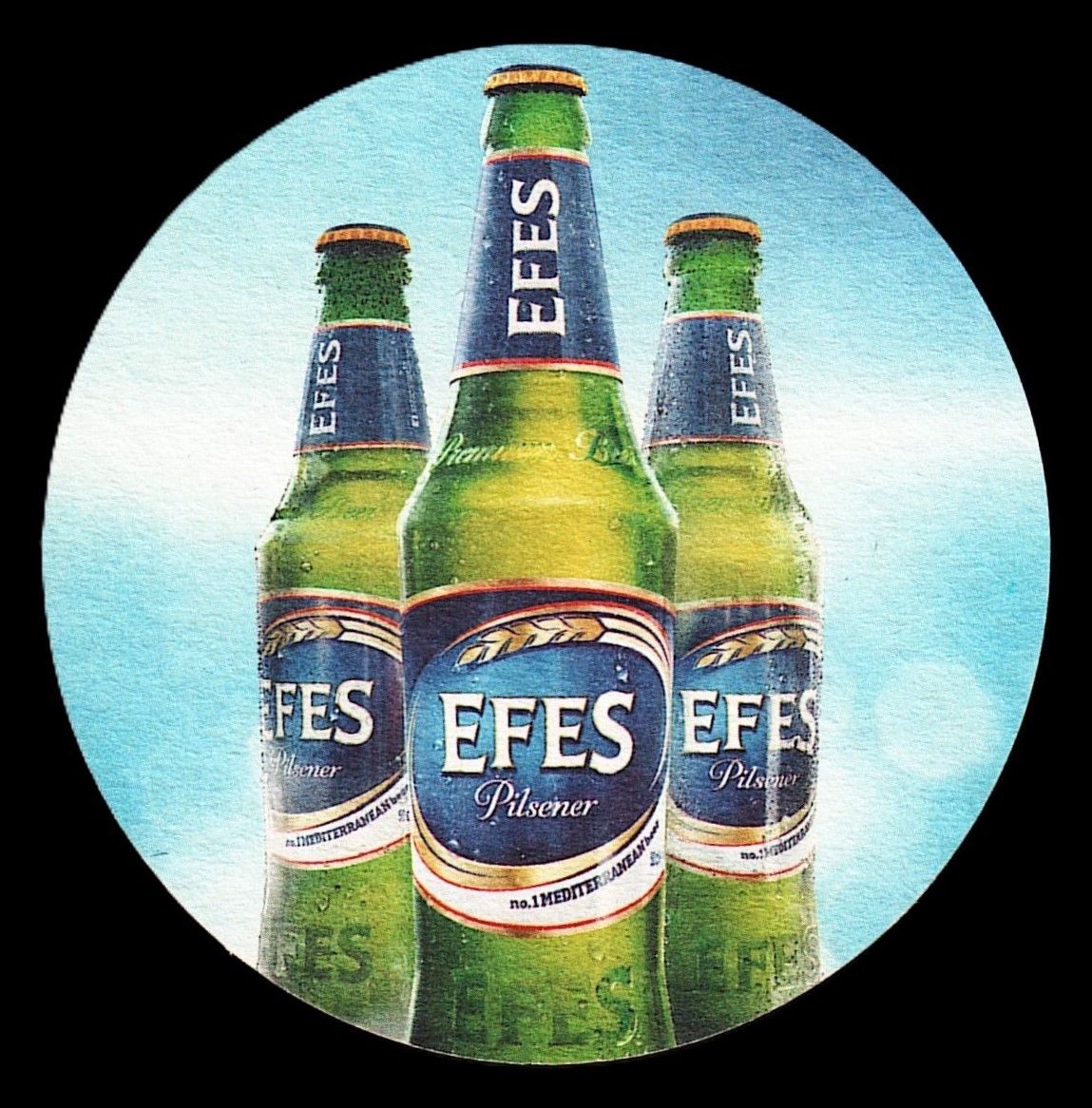 Бирдекель (костер) Efes Mediterranean Турция (подставка под пивной бокал)