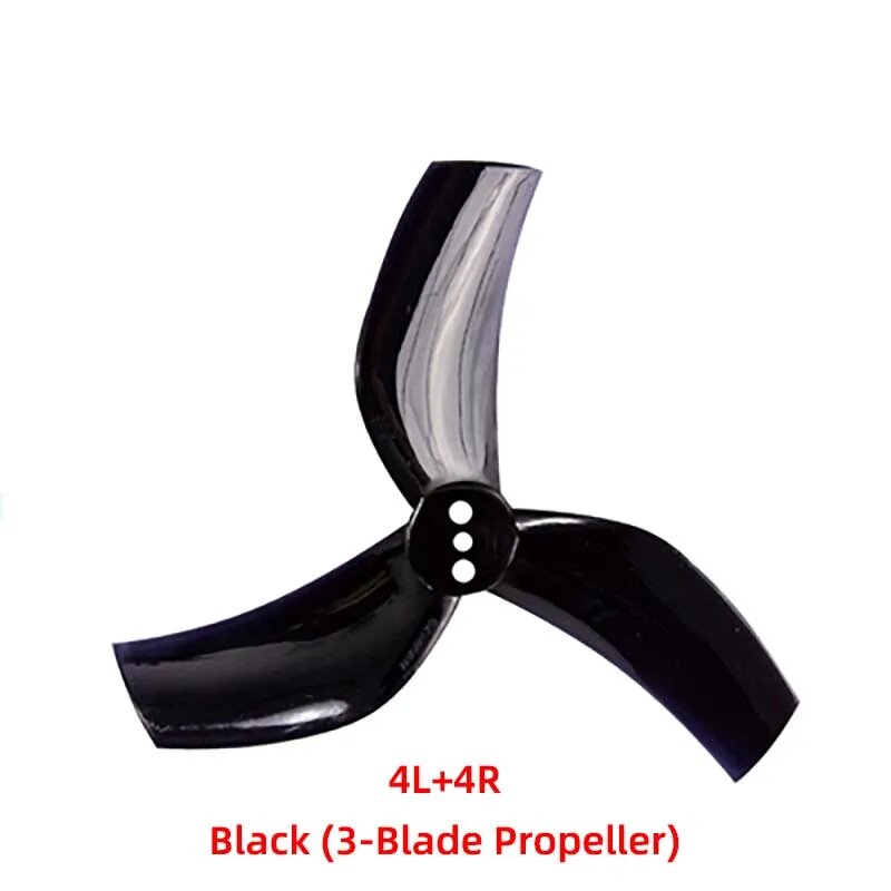 GEMFAN 2,5-дюймовое весло Beta95X TAYCAN MXC2.5 Черный, Black Three-blade
