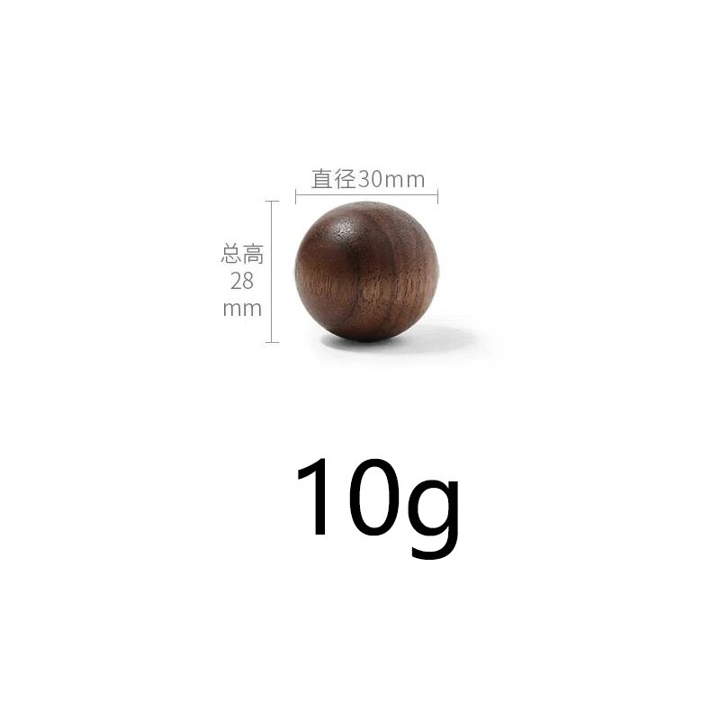Ручка для шкафа из орехового дерева Коричневый, A1-30mm