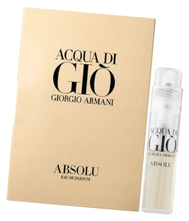 Яркий парфюм Giorgio Armani Acqua Di Gio Absolu сэмпл 1.2 / Парфюмерная вода Джорджио Армани Аква Ди Джио Абсолю пробник