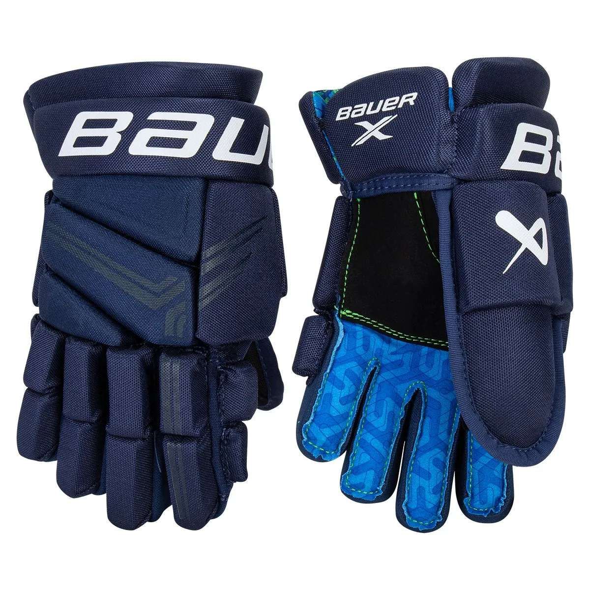 Перчатки хоккейные BAUER S24 X JR (NAV 10")