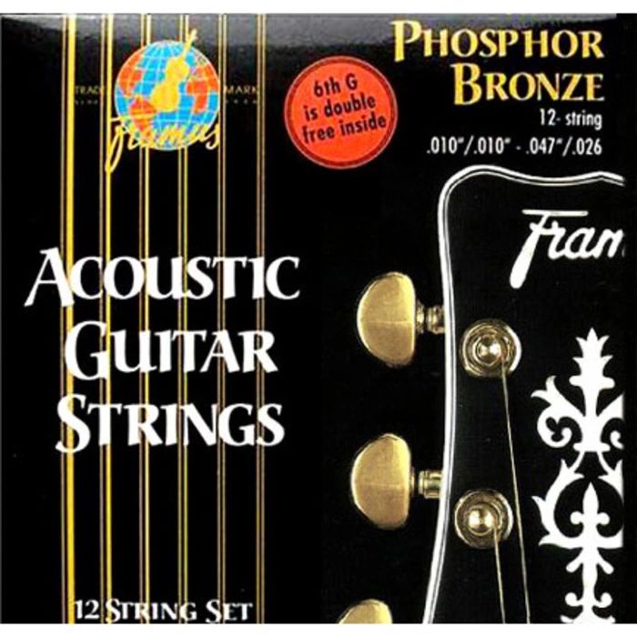 Framus 47240 12S Комплект струн для 12-струнной акустической гитары 10-47