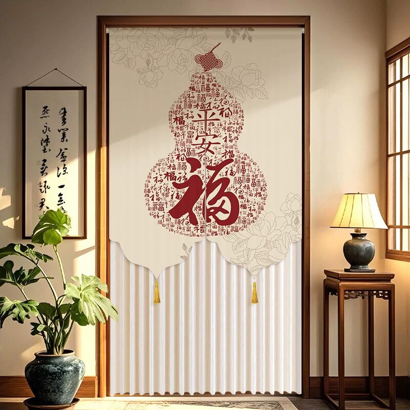 Двойная распашная кружевная занавеска Peaceful Blessing 80x210 см с регулируемой штангой для спальни, приватности и