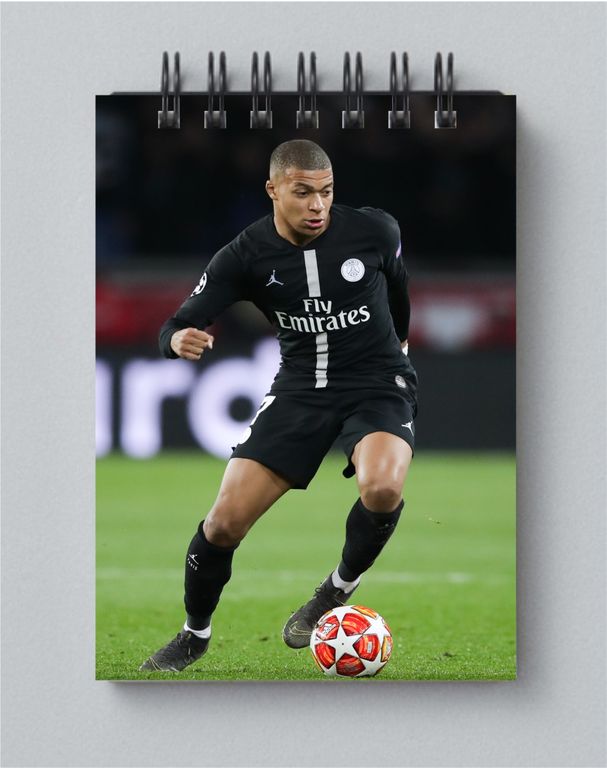 БлокнотKylian Mbappe Lottin, Килиан Мбаппе Лоттен №1, А5