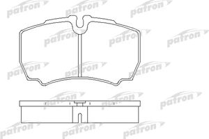Колодки Ford Transit 2.3 06->14, Iveco Daily Iii 01->06, Daily Iv 07->11 (PATRON PBP1405)