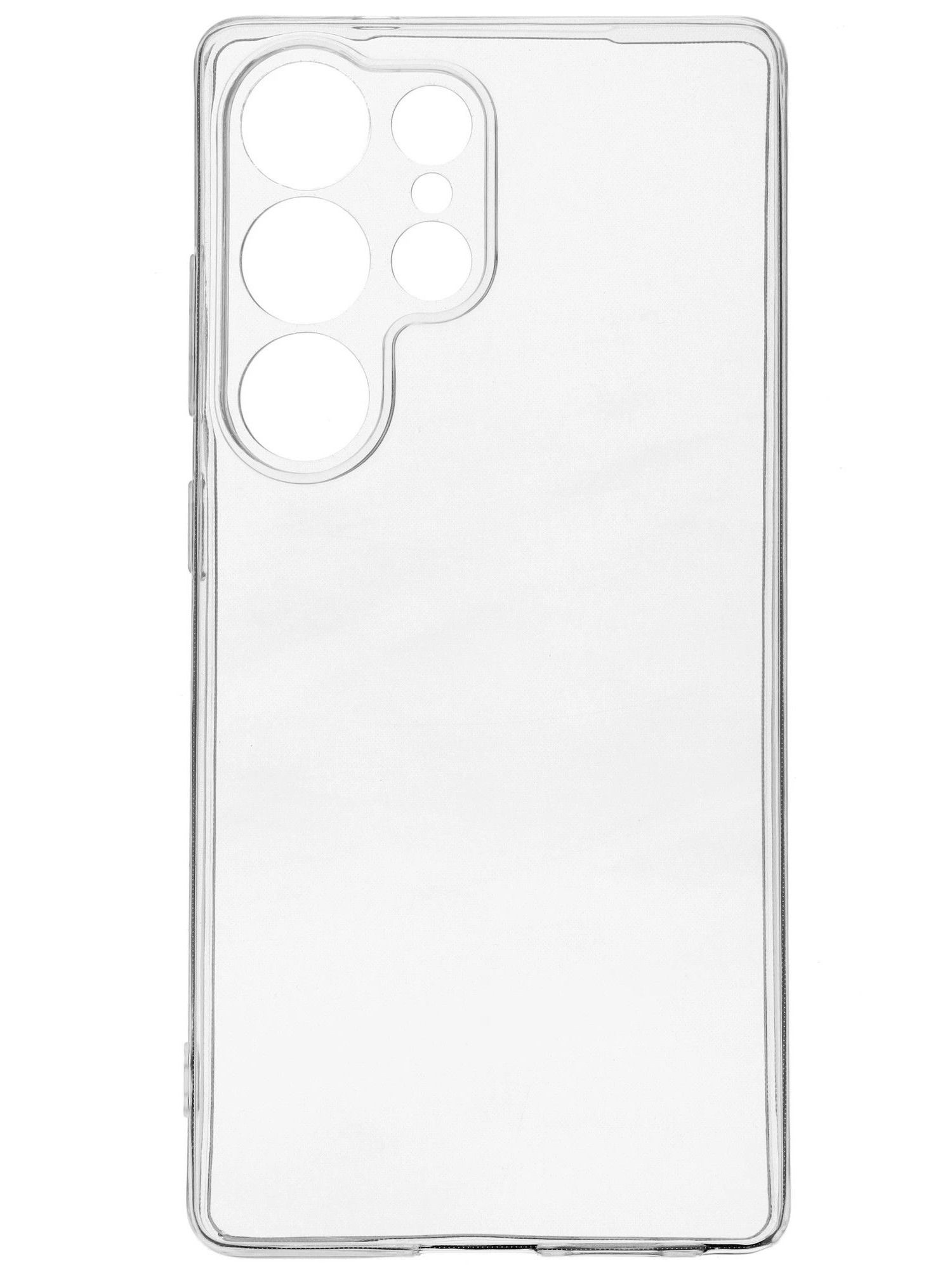 Чехол-накладка Borasco Silicone Case для Samsung Galaxy S25 Ultra, прозрачный