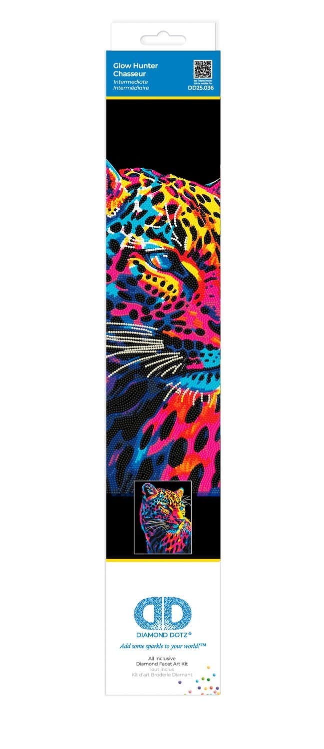 Мозаика алмазная Diamond Dotz Neon Glow Hunter, разноцветный