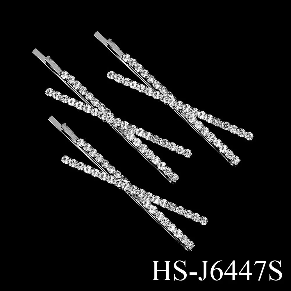 Белая заколка для волос HS-J6447S