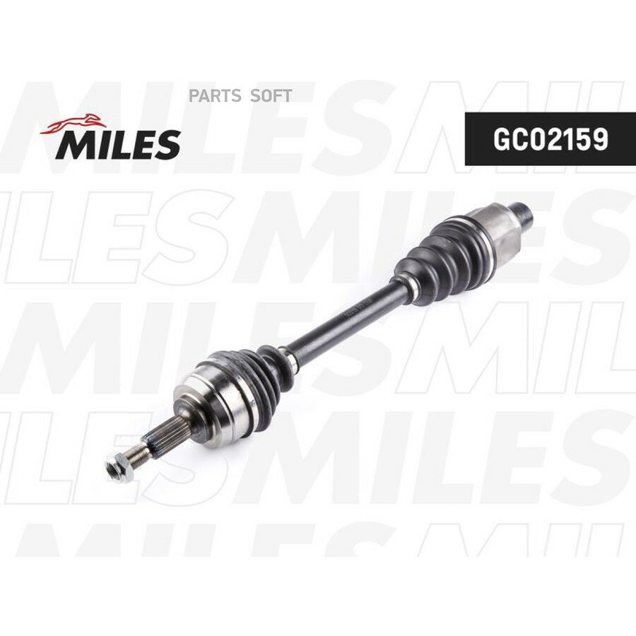 Привод RENAULT DUSTER 4x4 передний правый MILES MILES GC02159 | цена за 1 шт