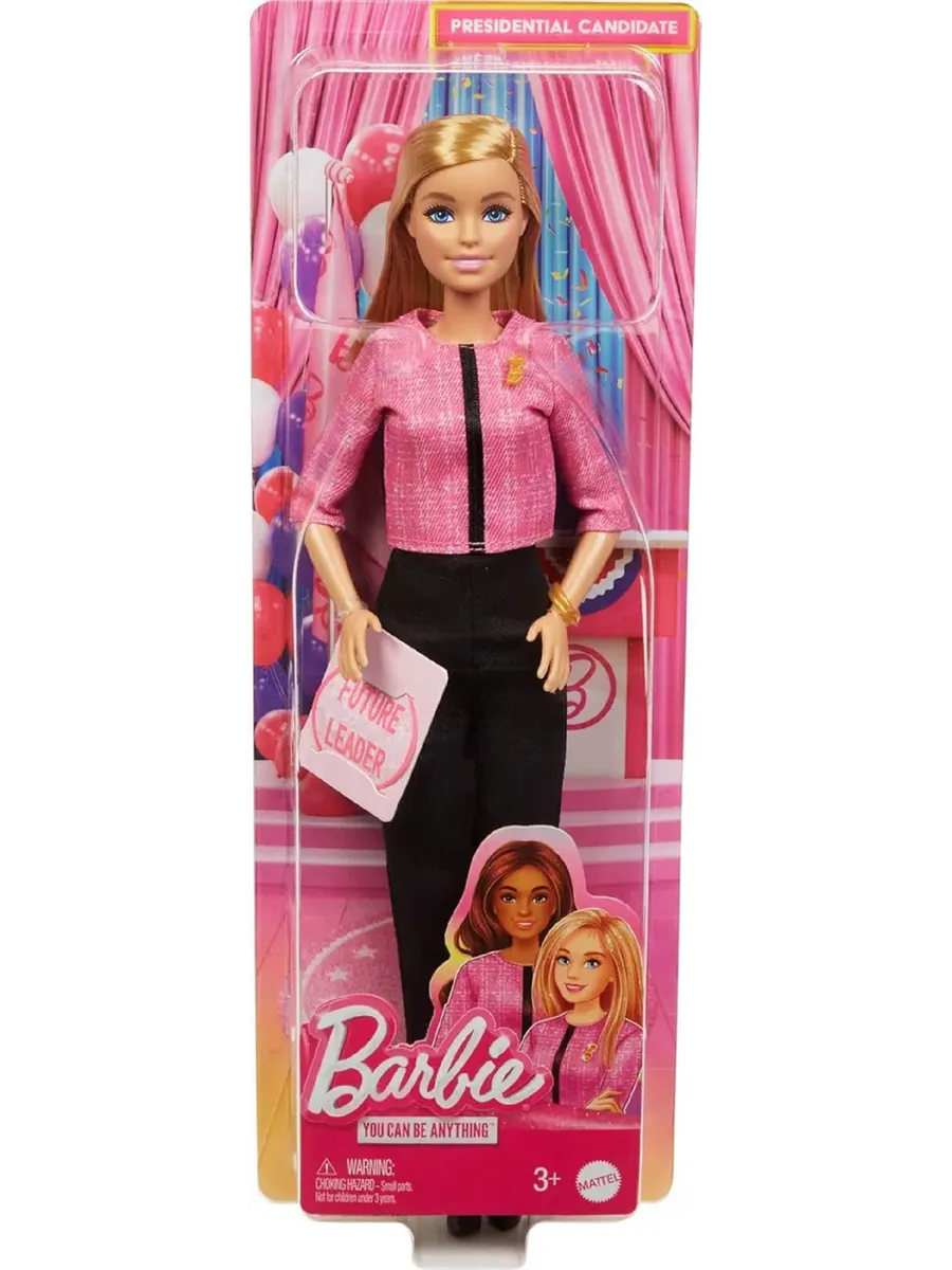 Кукла модельная Barbie Кем быть? Будущий лидер высота 28 см