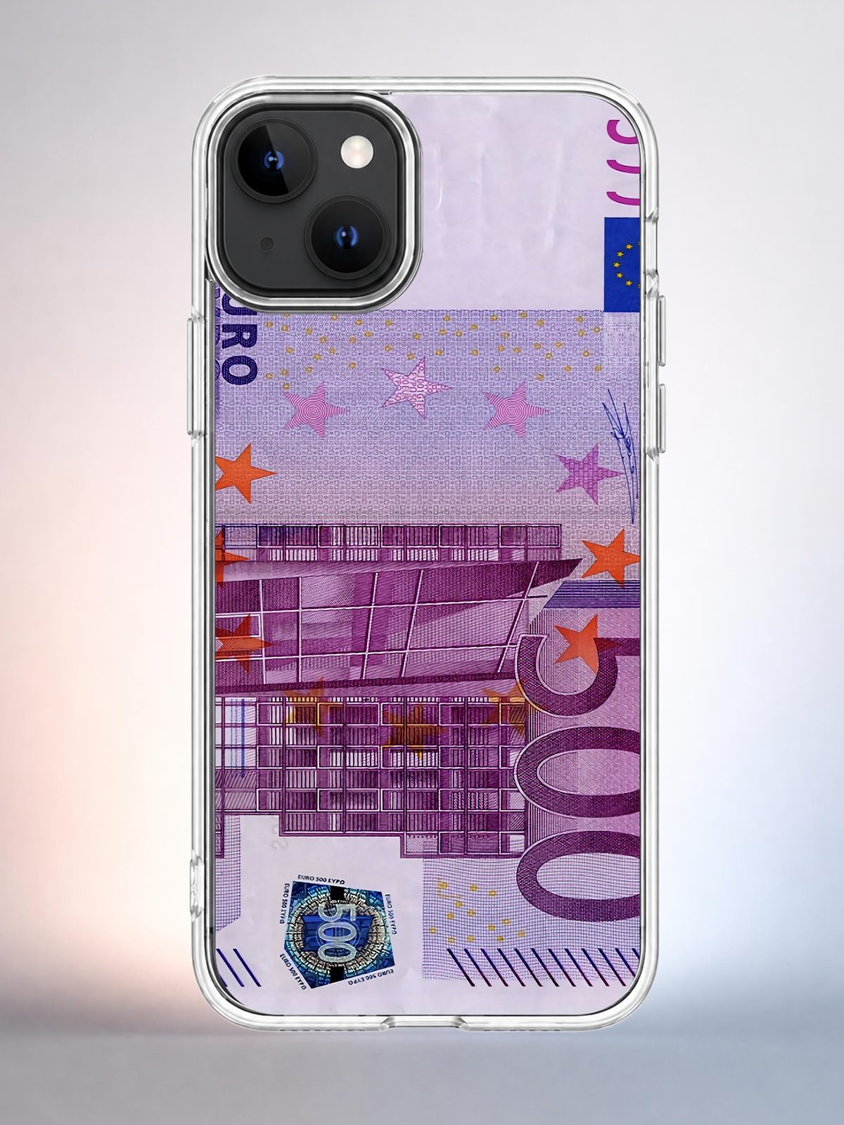 Чехол iphone 12 Евро банкнота Y2K Indie Sleaze