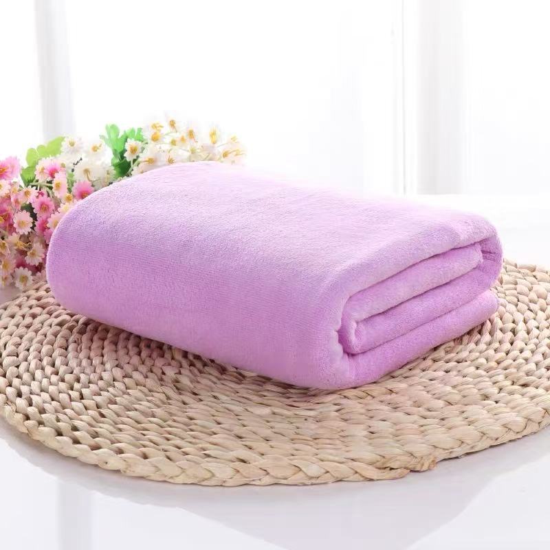 Светло-фиолетовая тряпка для уборки 35x75 см 400 г Быстро впитывающая не оставляющая ворса утолщенная тряпка