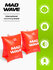 Нарукавники детские MAD WAVE Basic, возраст 2-6, цвет оранжевый