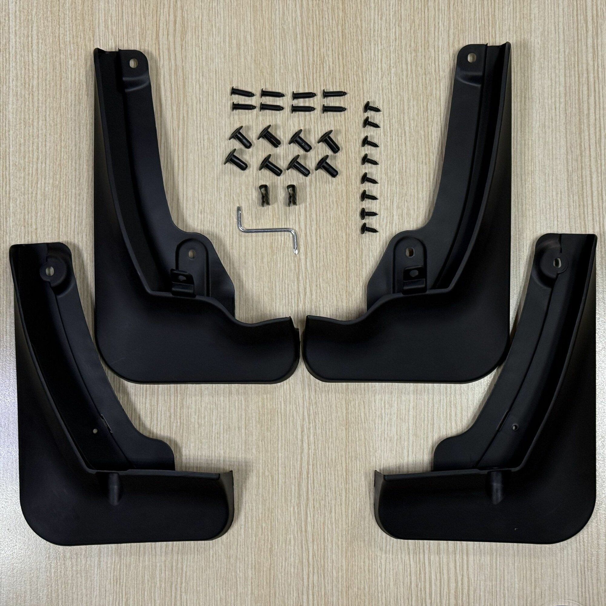 Geely Брызговики, арт. SG-BS, Belgee X80 / Geely EX5-EMI комплект, 4 шт.