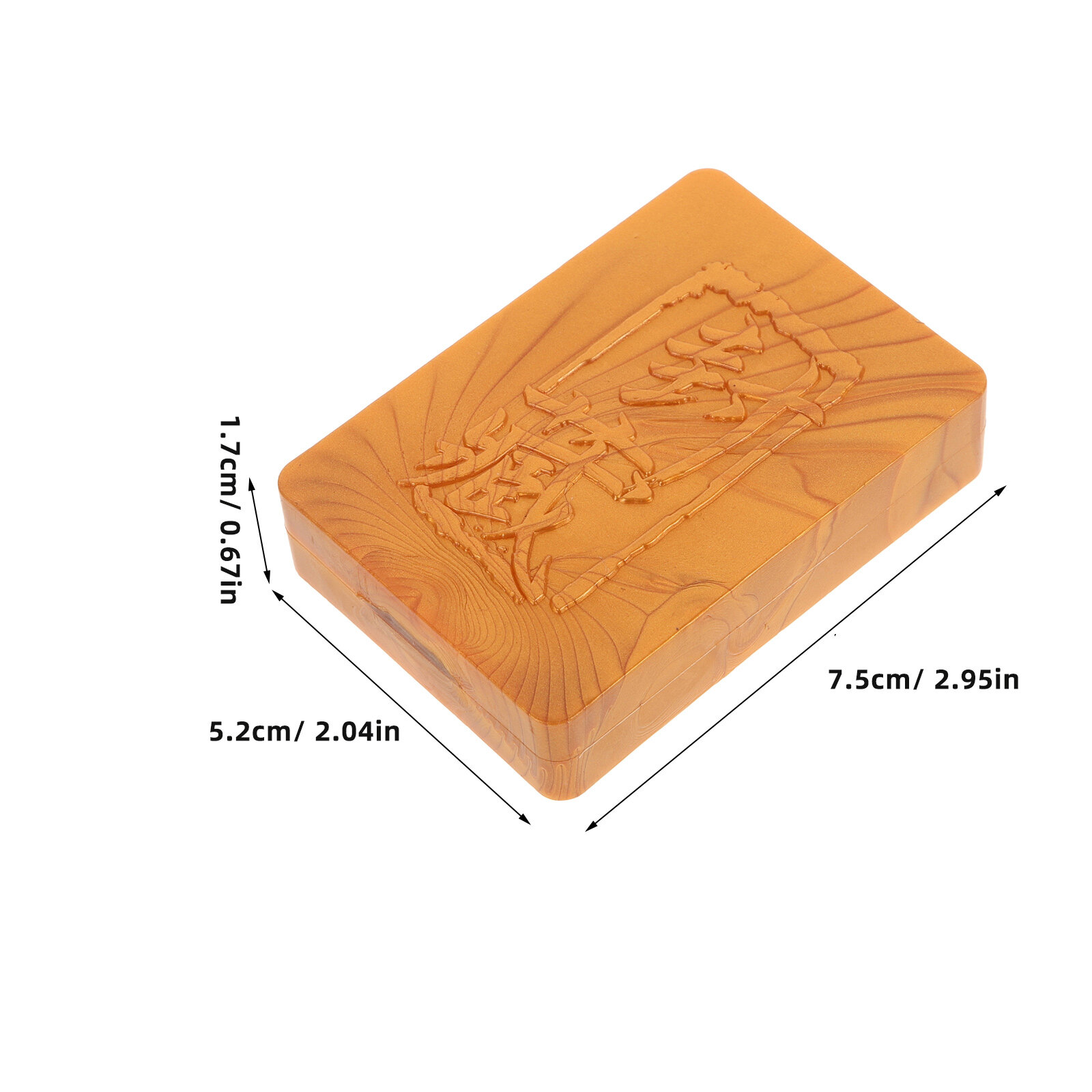 Печатная Свеча Для Закупорки Бутылок Золотой 7.50X5.20X1.70Cm