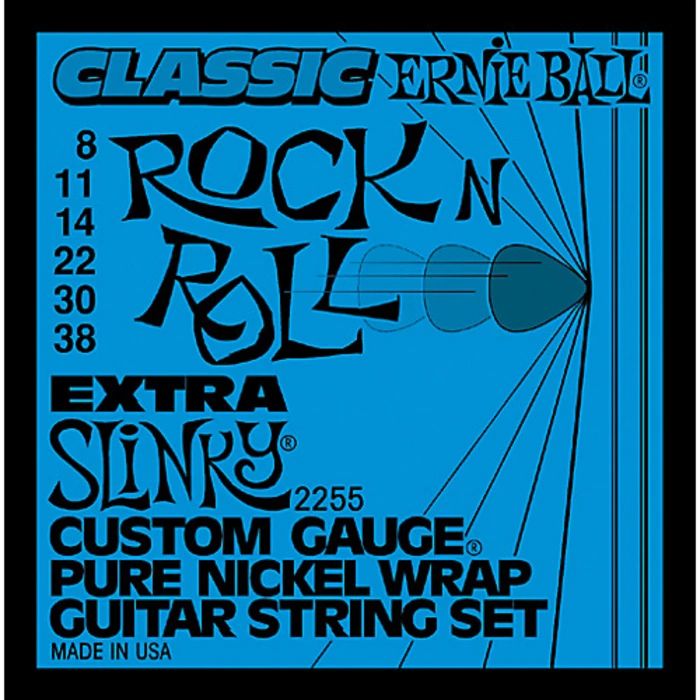 Ernie Ball 2255 Комплект струн для 6-струнной электрогитары 8-38