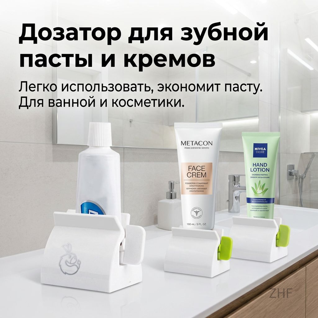 Выжиматель для тюбиков ручной для зубной пасты и косметики