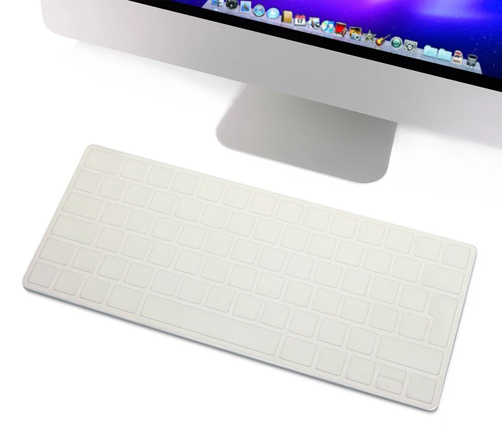 Силиконовый чехол для клавиатуры Apple Magic Keyboard Прозрачный, Clear