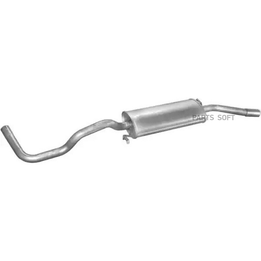 Глушитель задняя часть Seat Cordoba 1.4i, 1.6i, 1.9D 93-96 от официального дистрибьютора, POLMOSTROW, артикул 2308