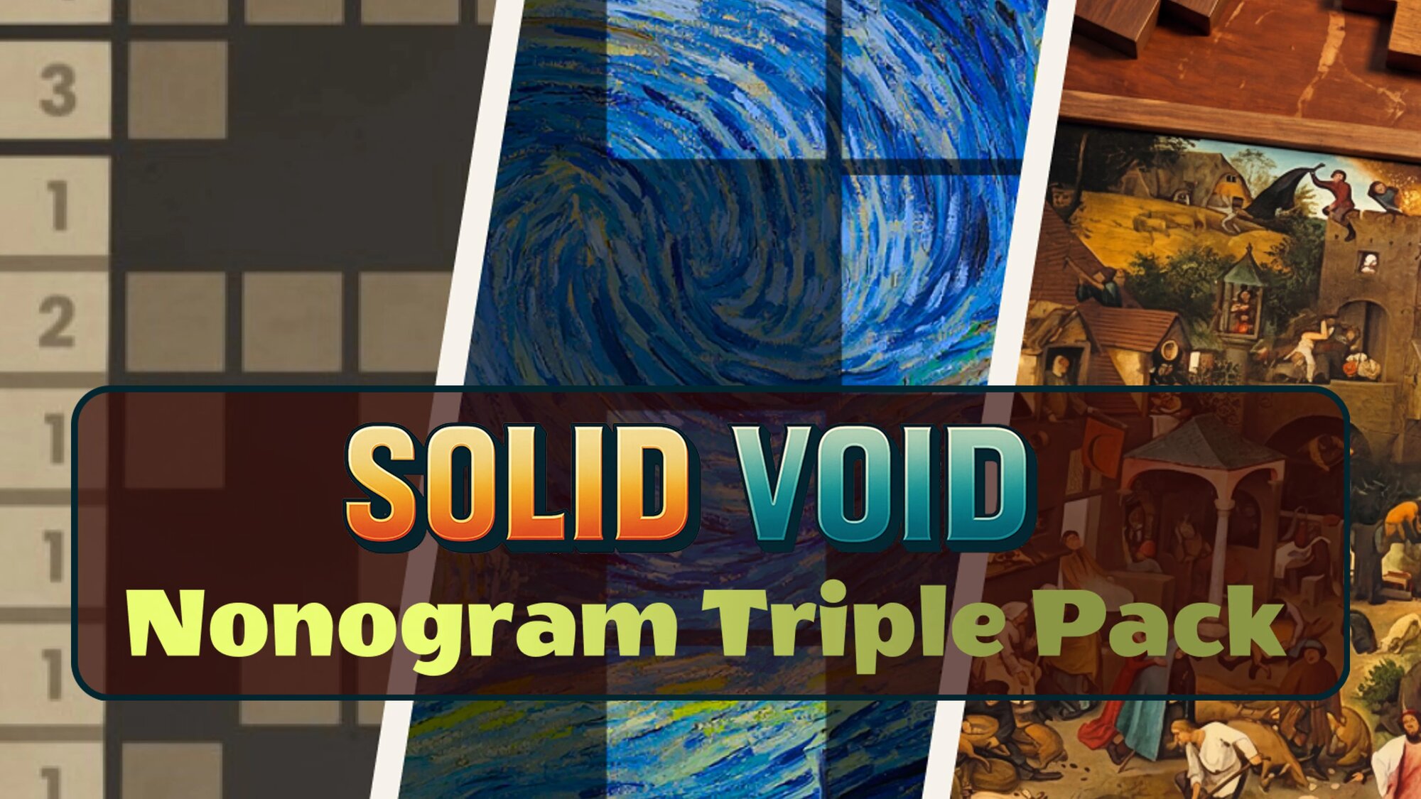 Игра Solid Void - Nature Puzzles Solid Void - Nonogram Triple Pack, цифровое издание PlayStation 4, регион Турция / код пополнения баланса