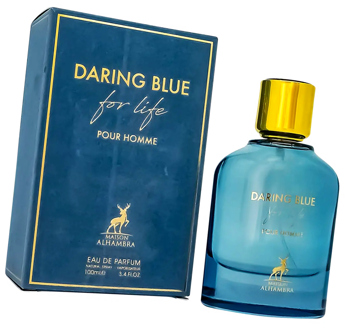 Аромат для мужчин Альхамбра Даринг Блю Фор Лайф Пур Хом 100 мл - Alhambra Daring Blue For Life Pour Homme