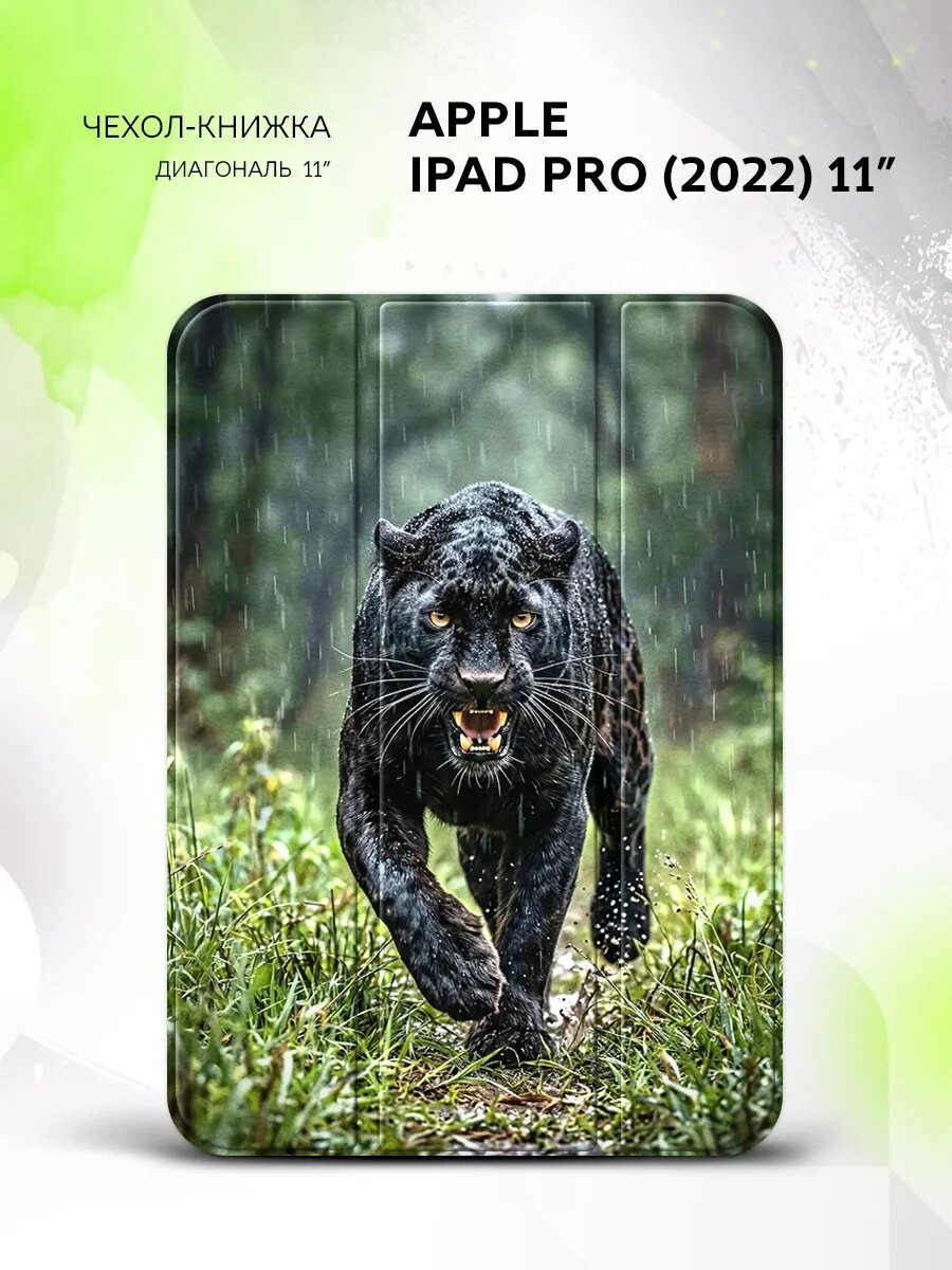 Чехол на Apple iPad Pro (2022) 11”. Эппл айпад Про (2022) 11", книжка, с принтом