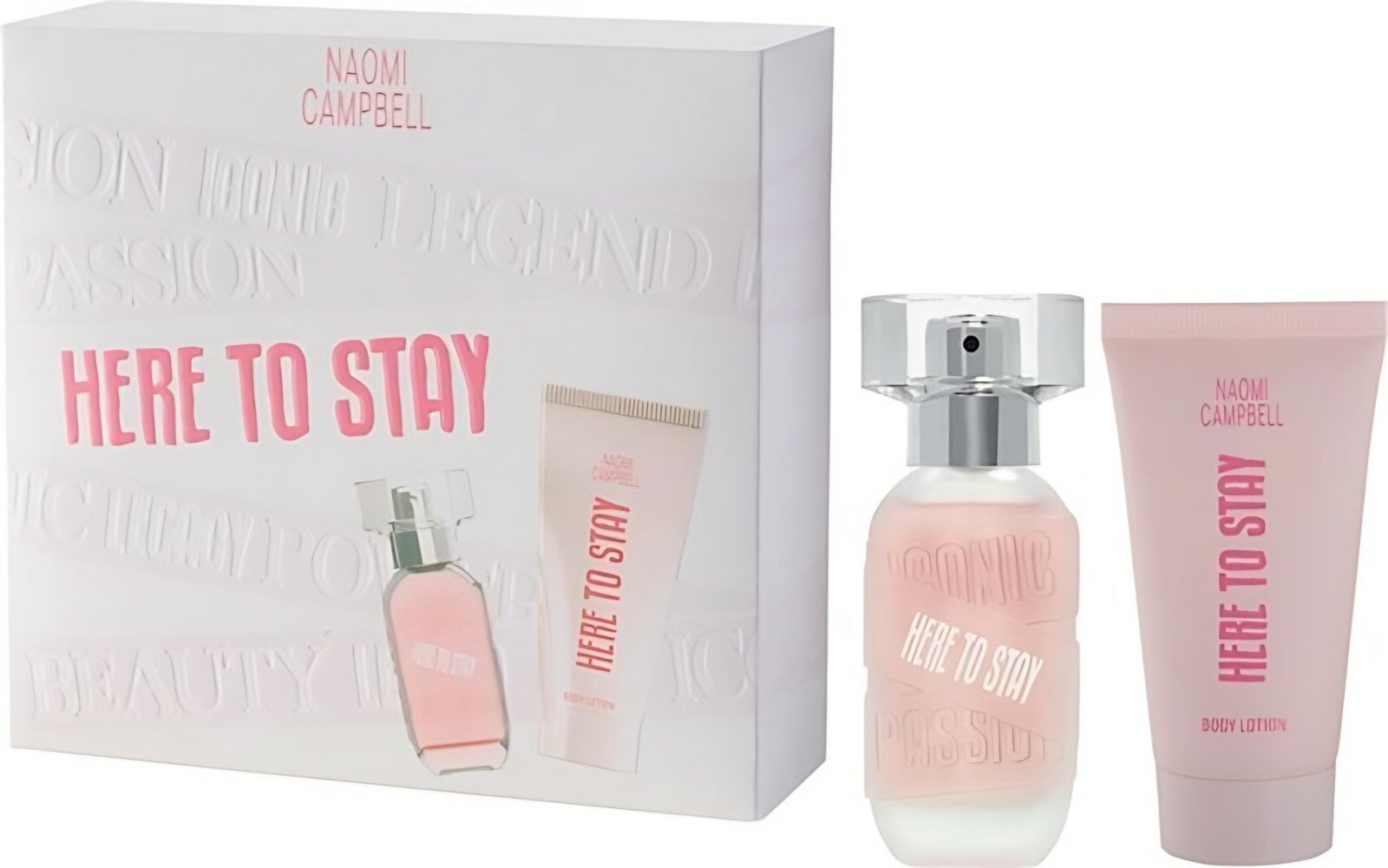 Naomi Campbell Here To Stay Set Туалетная вода женская 15 ml + body lotion 50 ml