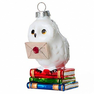 Елочная игрушка Сова "Конверт волшебника", 9см