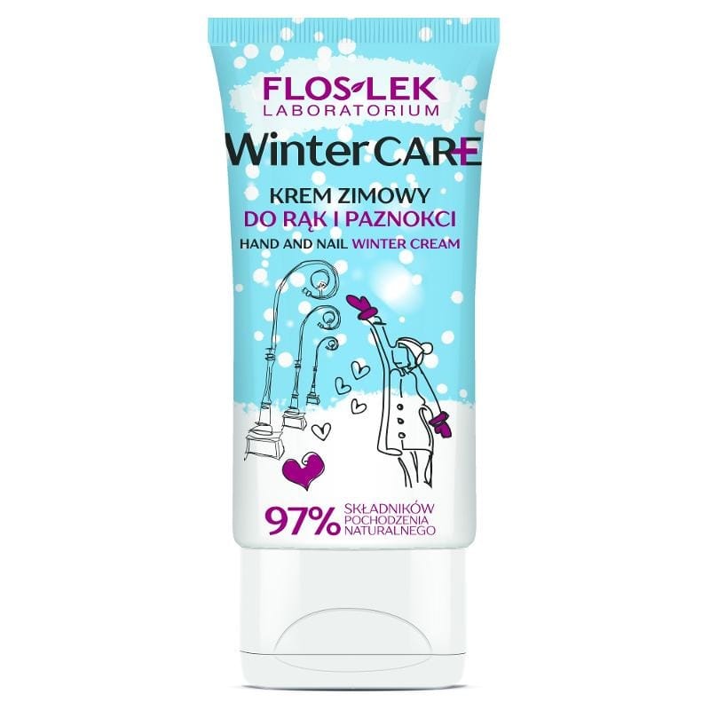 Крем для ухода за кожей Floslek winter care, защитный зимний крем для рук и ногтей, 50 мл