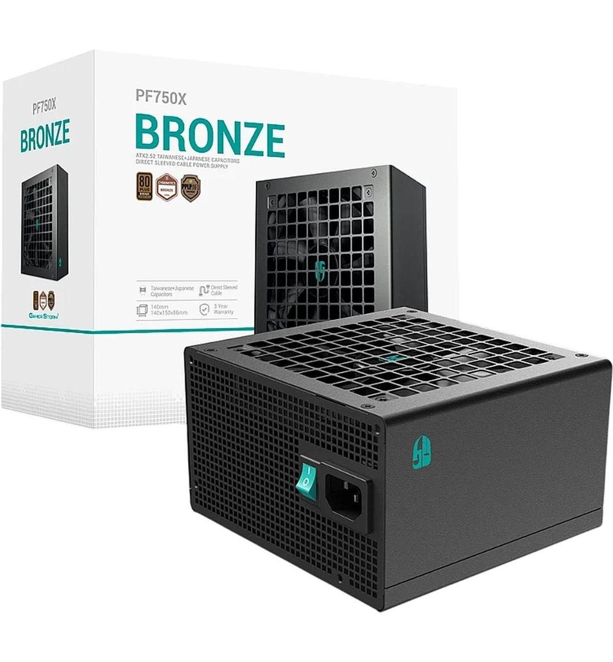 Блок питания DeepCool GAMERSTORM PF750X 750W 80+ BRONZE