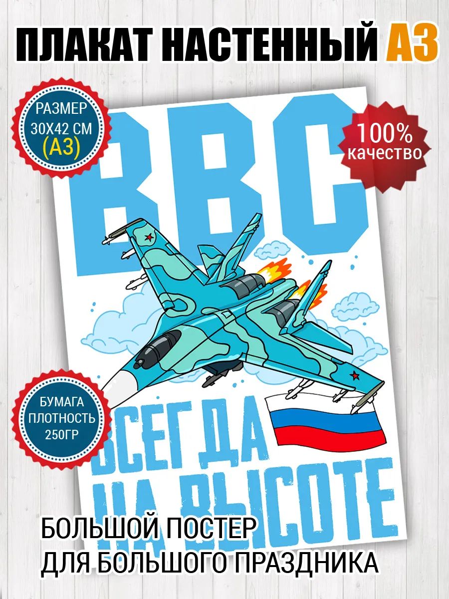 Постер A3 для летчика ВВС